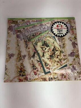 Unopened 2004 Victorian Cats 16 Month Calendar 4 In 1 Set
